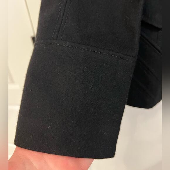 NWOT APOSTROPHE Black Recycled Wool Blend Jacket Women’s Size XL - Picture 7 of 16